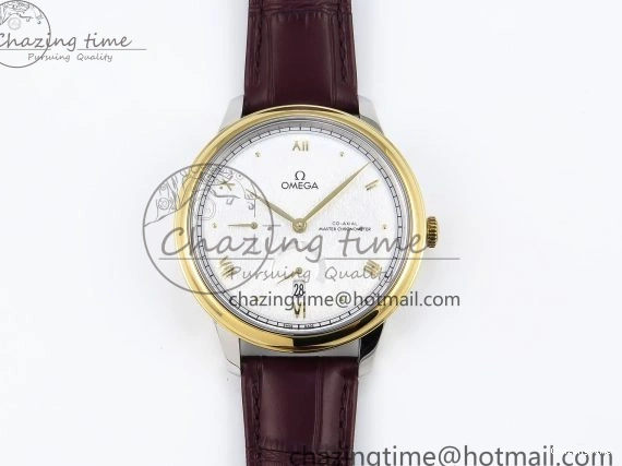 0118 De Ville Power Reserve YG MKF 1:1 Best Edition White Dial on Brown Leather Strap A WrinkleFree 7755
